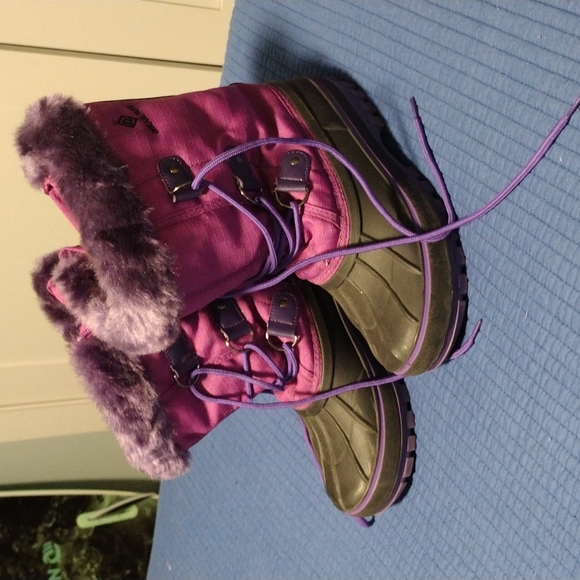 Thinsulate Snow Boots Purple Size 5 - Picture 1 of 5